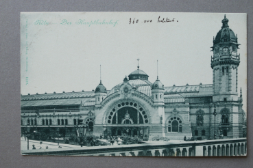 Ansichtskarte AK Köln 1900 Hauptbahnhof Bahnhof Architektur Ortsansicht NRW